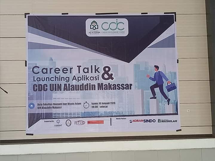 Gambar Beri Informasi Kerja, CDC UIN Alauddin Gelar Talk Career dan Launching Aplikasi